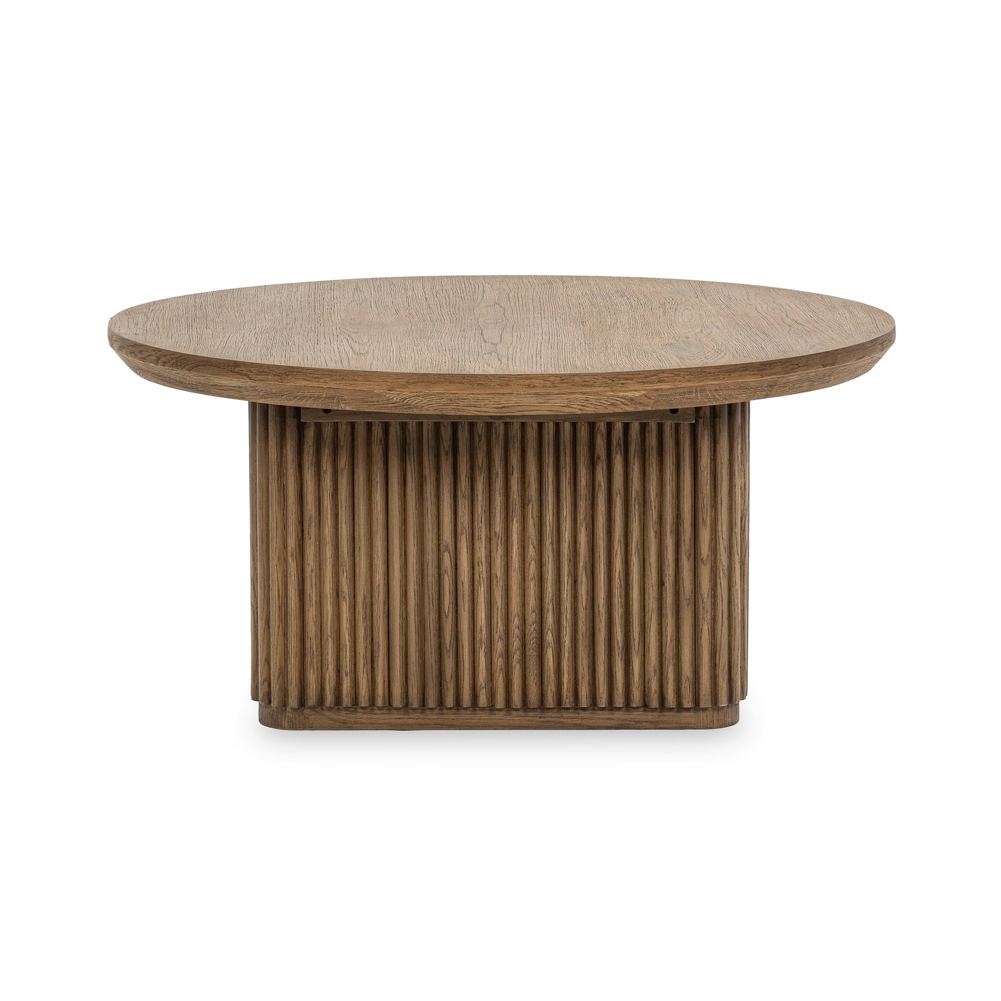 Tawny Brown Oak Veneer Coffee Table Vander Coffee Table Collection