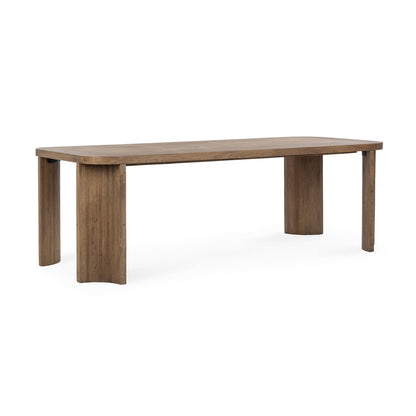Tan Oak Oak Veneer Dining Table Labelle Dining Table Collection