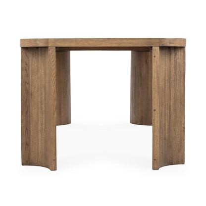 Tan Oak Oak Veneer Dining Table Labelle Dining Table Collection