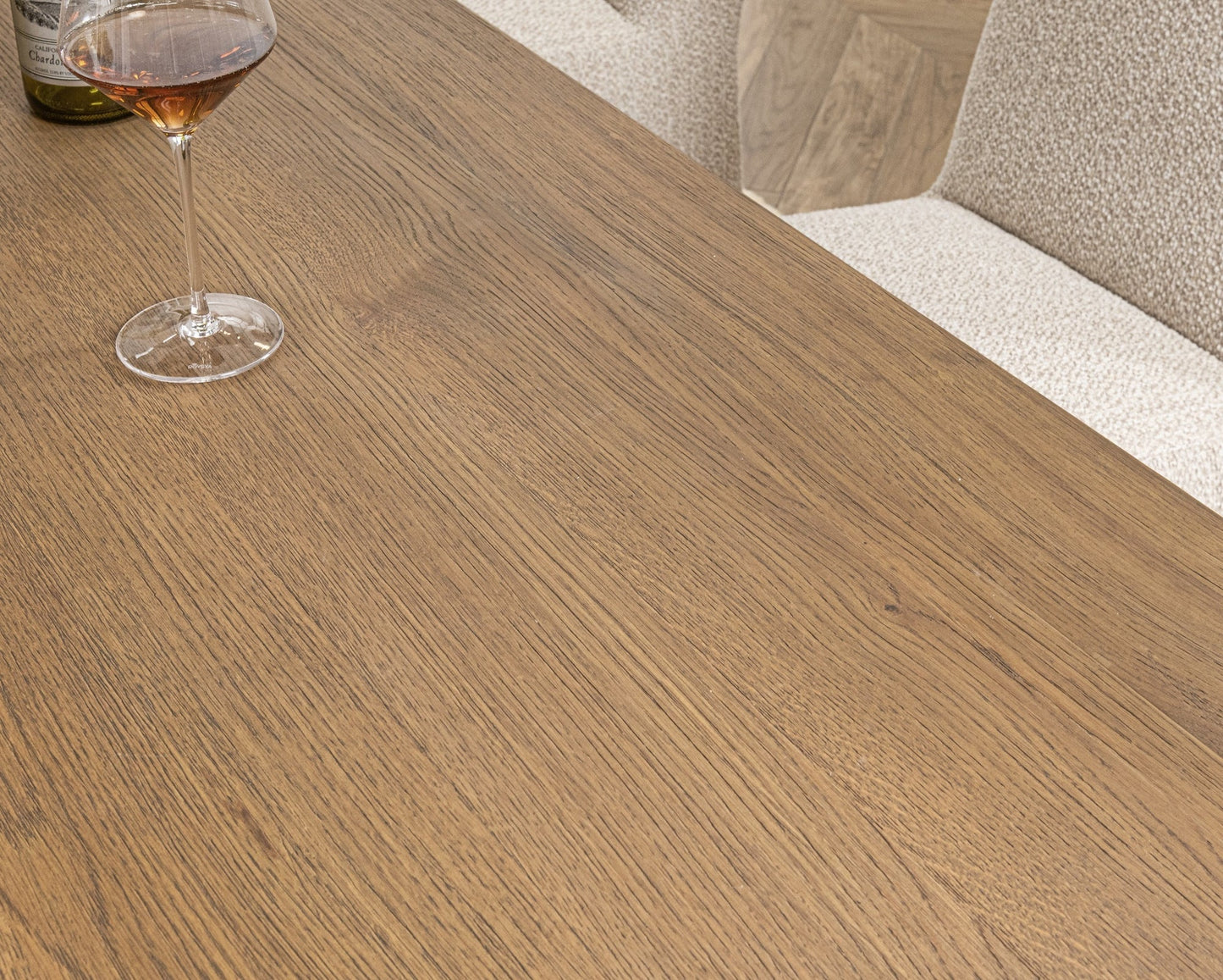 Tan Oak Oak Veneer Dining Table Labelle Dining Table Collection