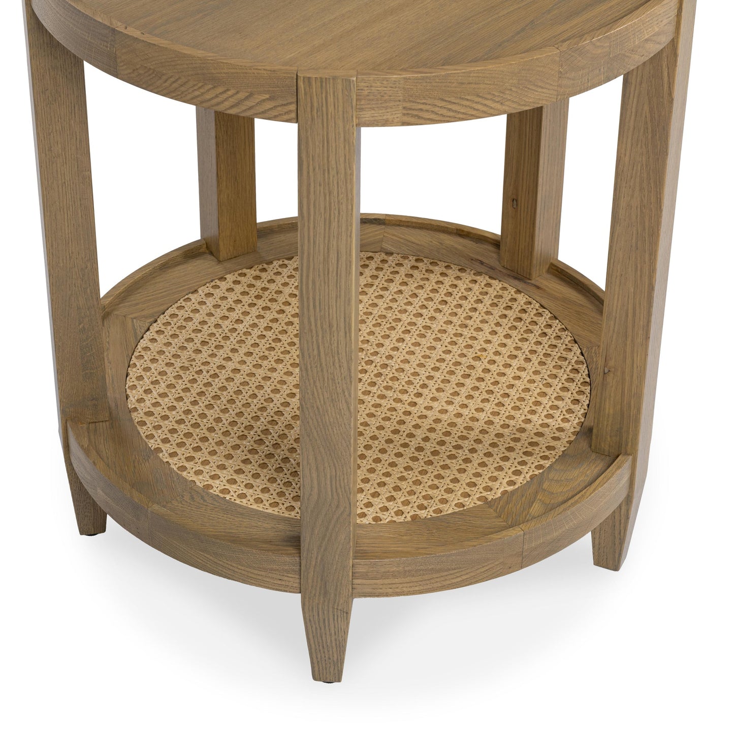 Khaki Mist Oak Veneer Accent & End Table Devin End Table Collection