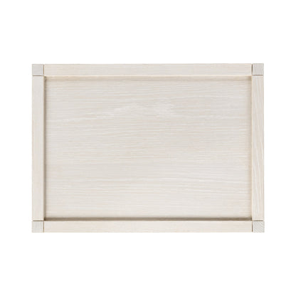 Milk White Oak Veneer Accent & End Table Devin Nesting Accent Tables Collection
