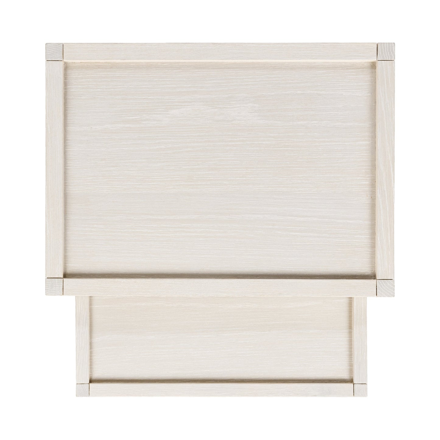 Milk White Oak Veneer Accent & End Table Devin Nesting Accent Tables Collection