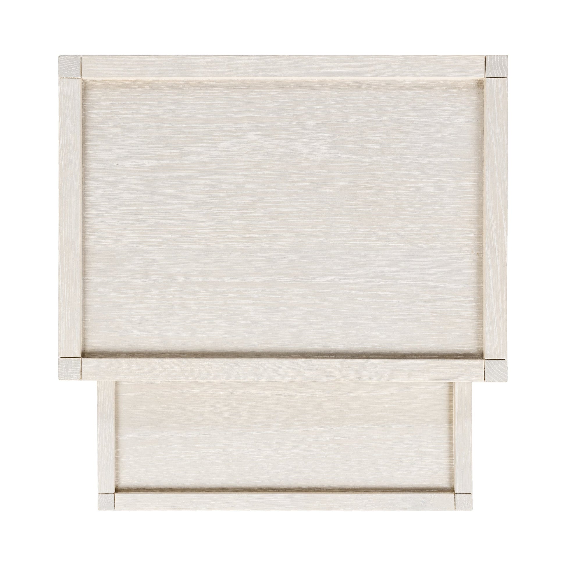 Milk White Oak Veneer Accent & End Table Devin Nesting Accent Tables Collection