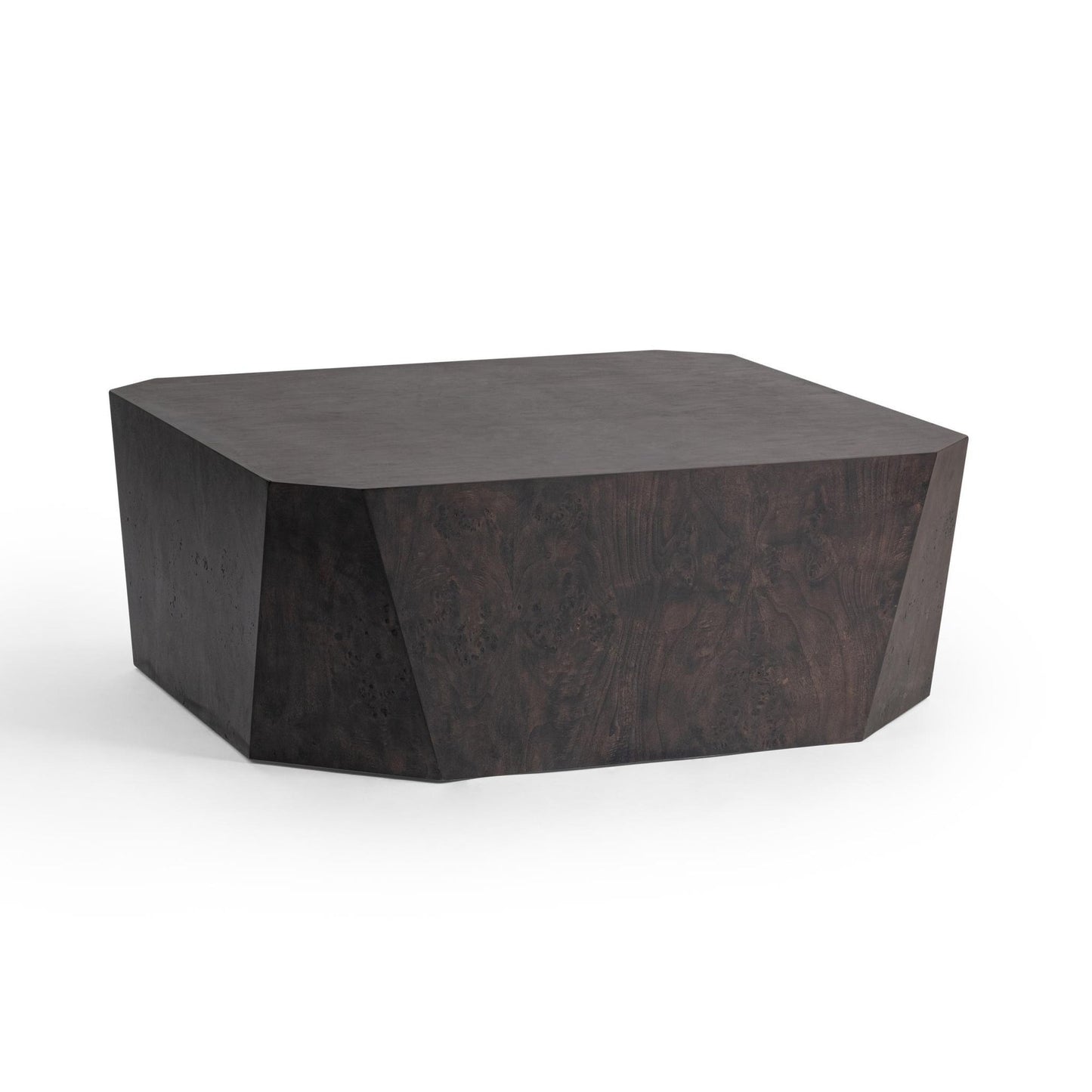 Brown Burl Veneer Coffee Table Avena Coffee Table Collection