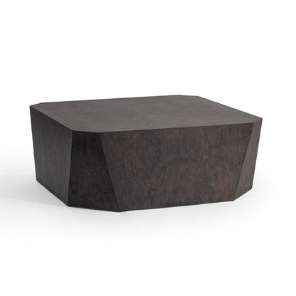 Brown Burl Veneer Coffee Table Avena Coffee Table Collection