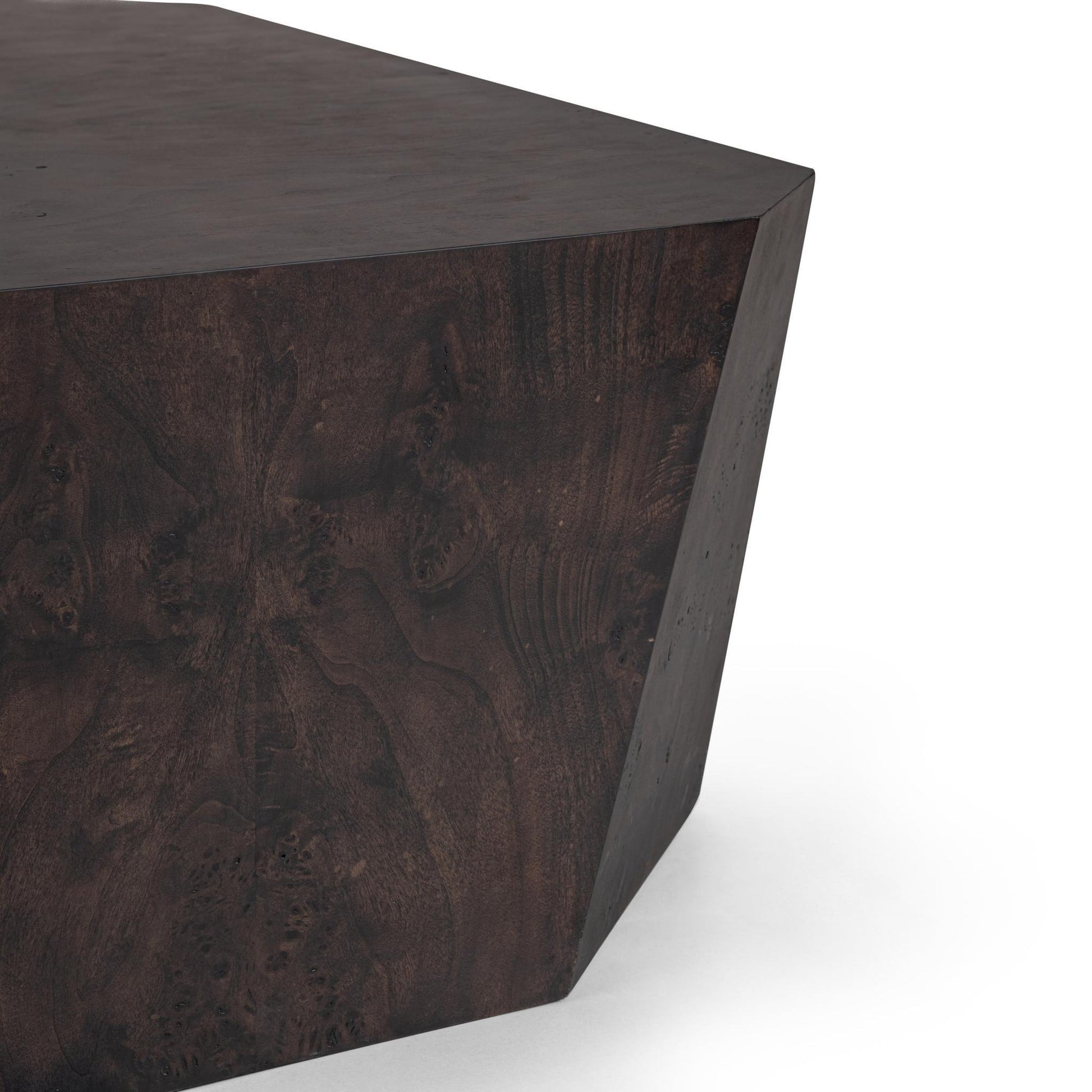 Brown Burl Veneer Coffee Table Avena Coffee Table Collection