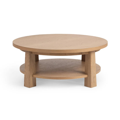 Amber Toast Oak Veneer Coffee Table Kenzie Coffee Table Collection
