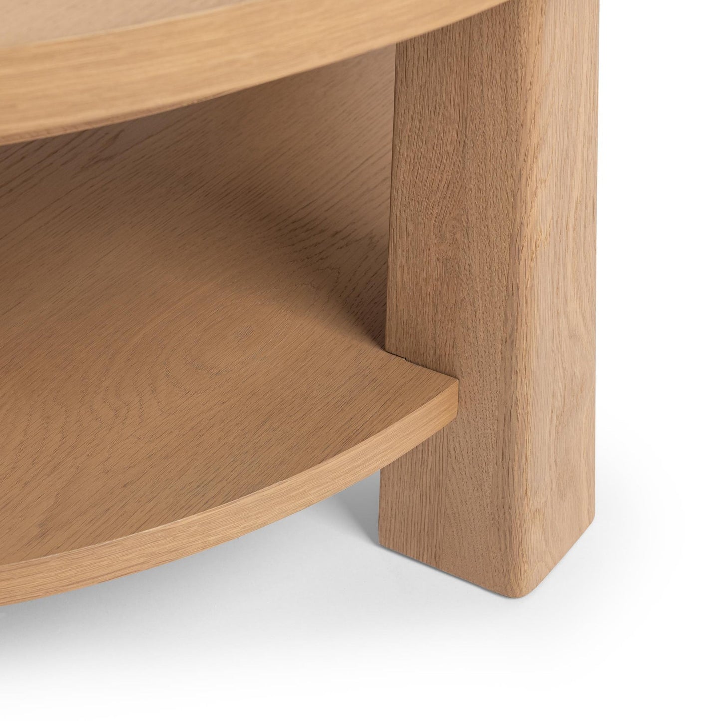 Amber Toast Oak Veneer Coffee Table Kenzie Coffee Table Collection