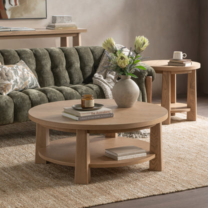 Amber Toast Oak Veneer Coffee Table Kenzie Coffee Table Collection