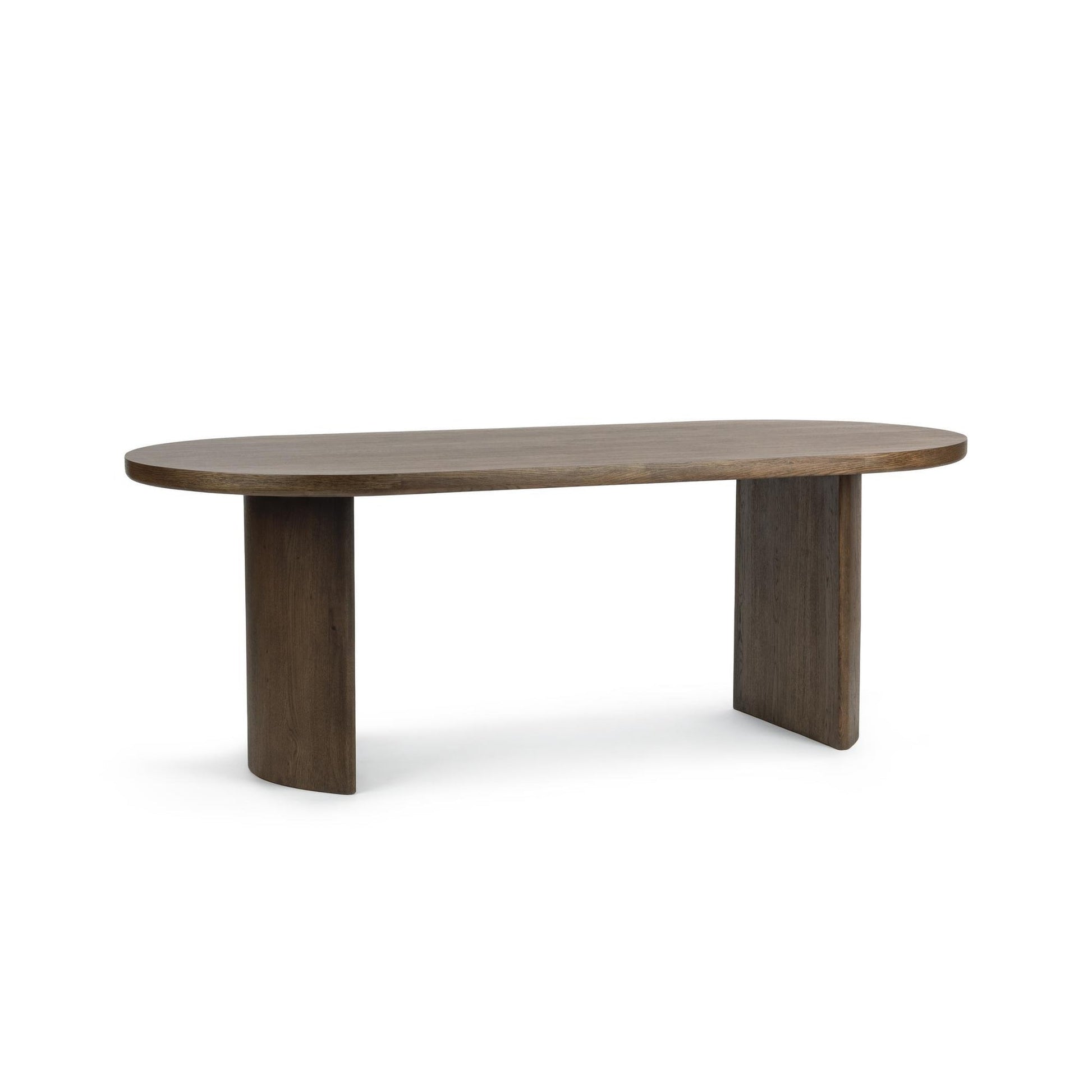 Soft Cocoa Reclaimed Oak Veneer Dining Table Estelle Dining Table Collection