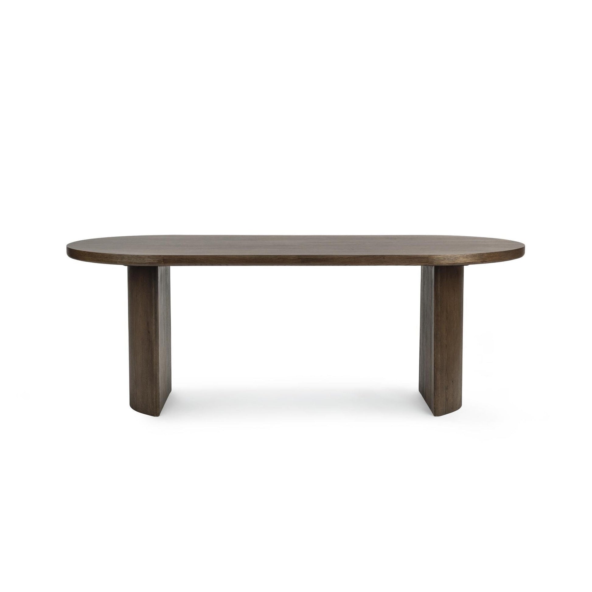 Soft Cocoa Reclaimed Oak Veneer Dining Table Estelle Dining Table Collection