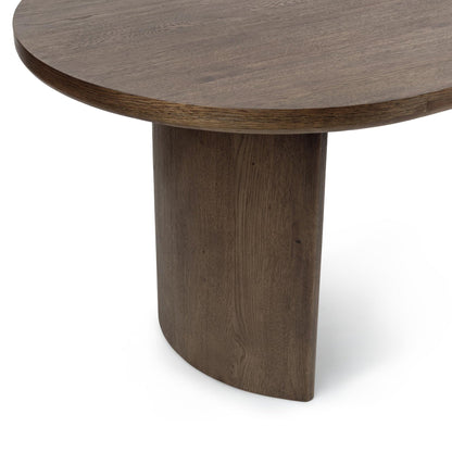 Soft Cocoa Reclaimed Oak Veneer Dining Table Estelle Dining Table Collection