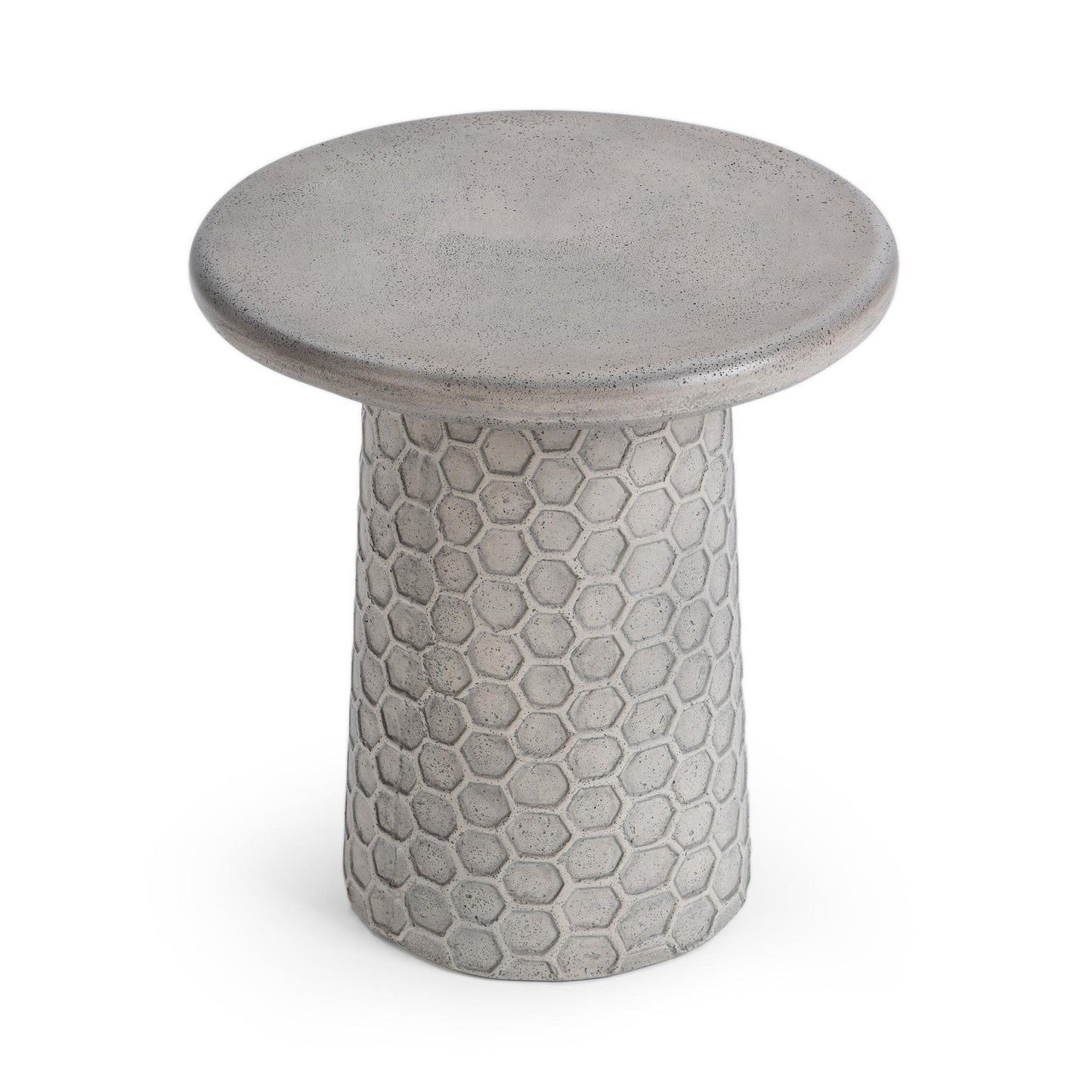 Light Gray Outdoor Accent & End Table Delaine Outdoor Accent Table Collection