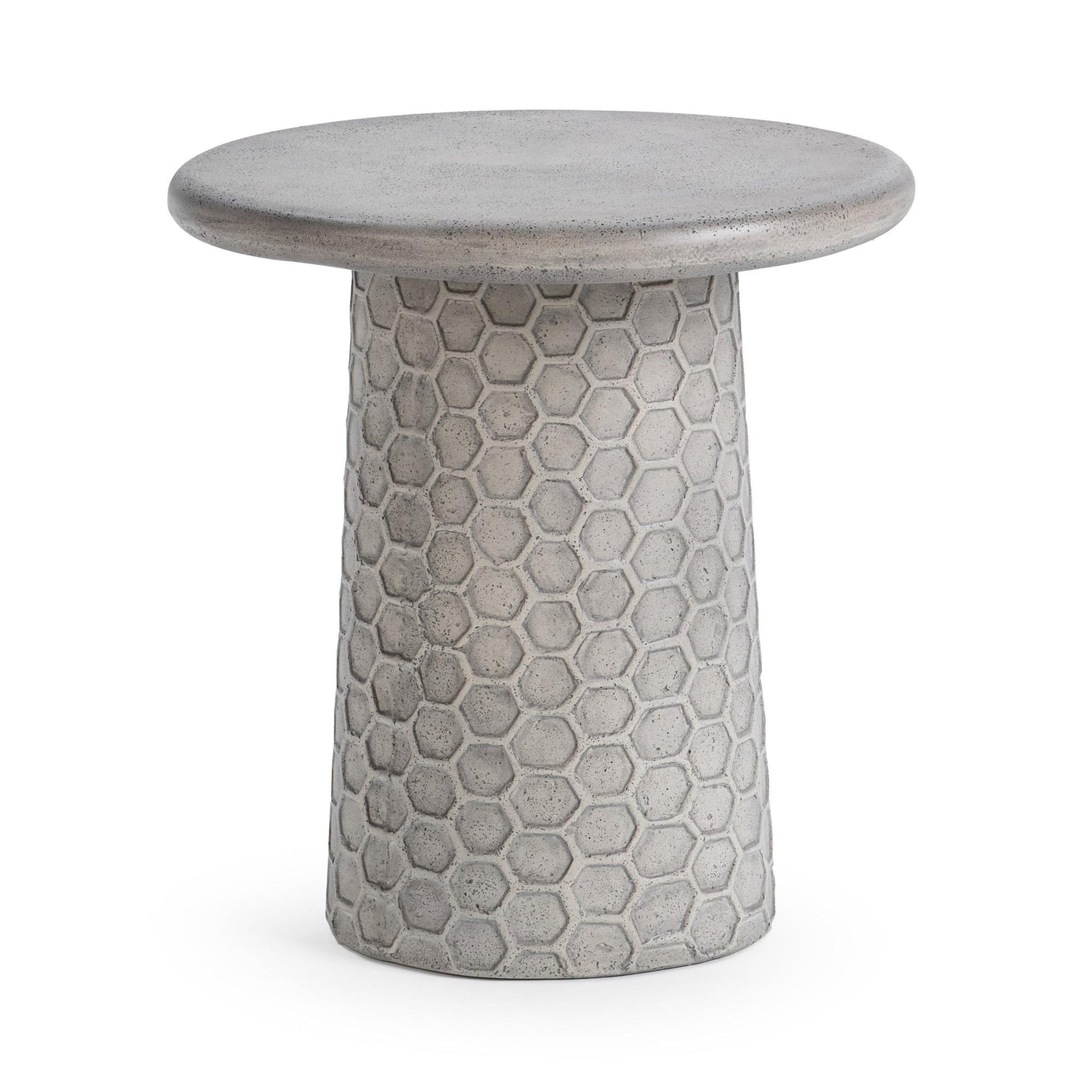 Light Gray Outdoor Accent & End Table Delaine Outdoor Accent Table Collection