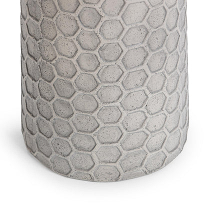 Light Gray Outdoor Accent & End Table Delaine Outdoor Accent Table Collection