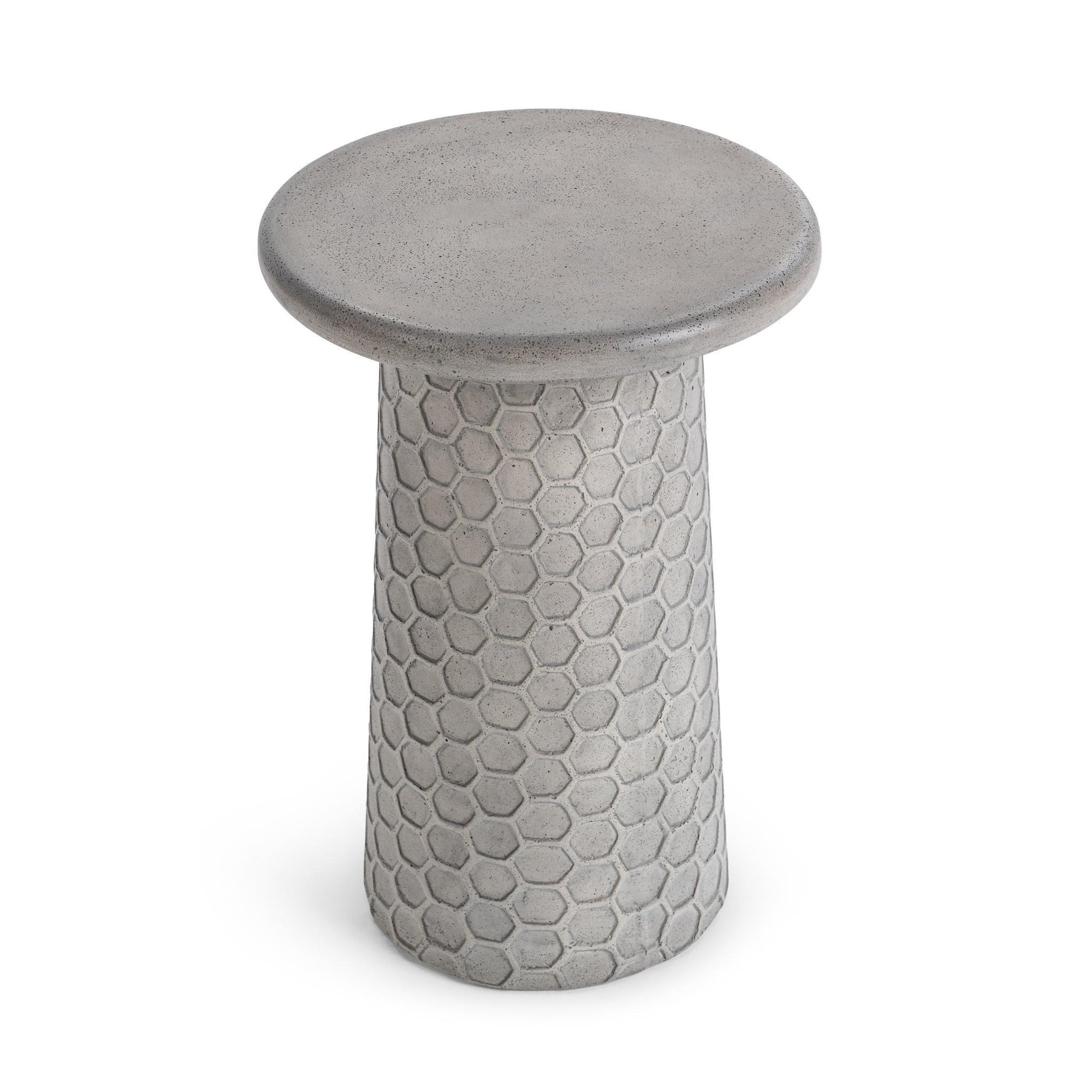 Light Gray Outdoor Accent & End Table Delaine Outdoor Accent Table Collection