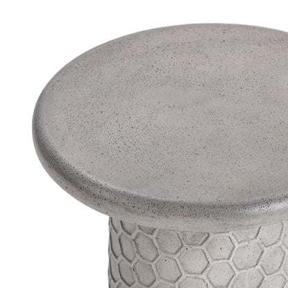 Light Gray Outdoor Accent & End Table Delaine Outdoor Accent Table Collection