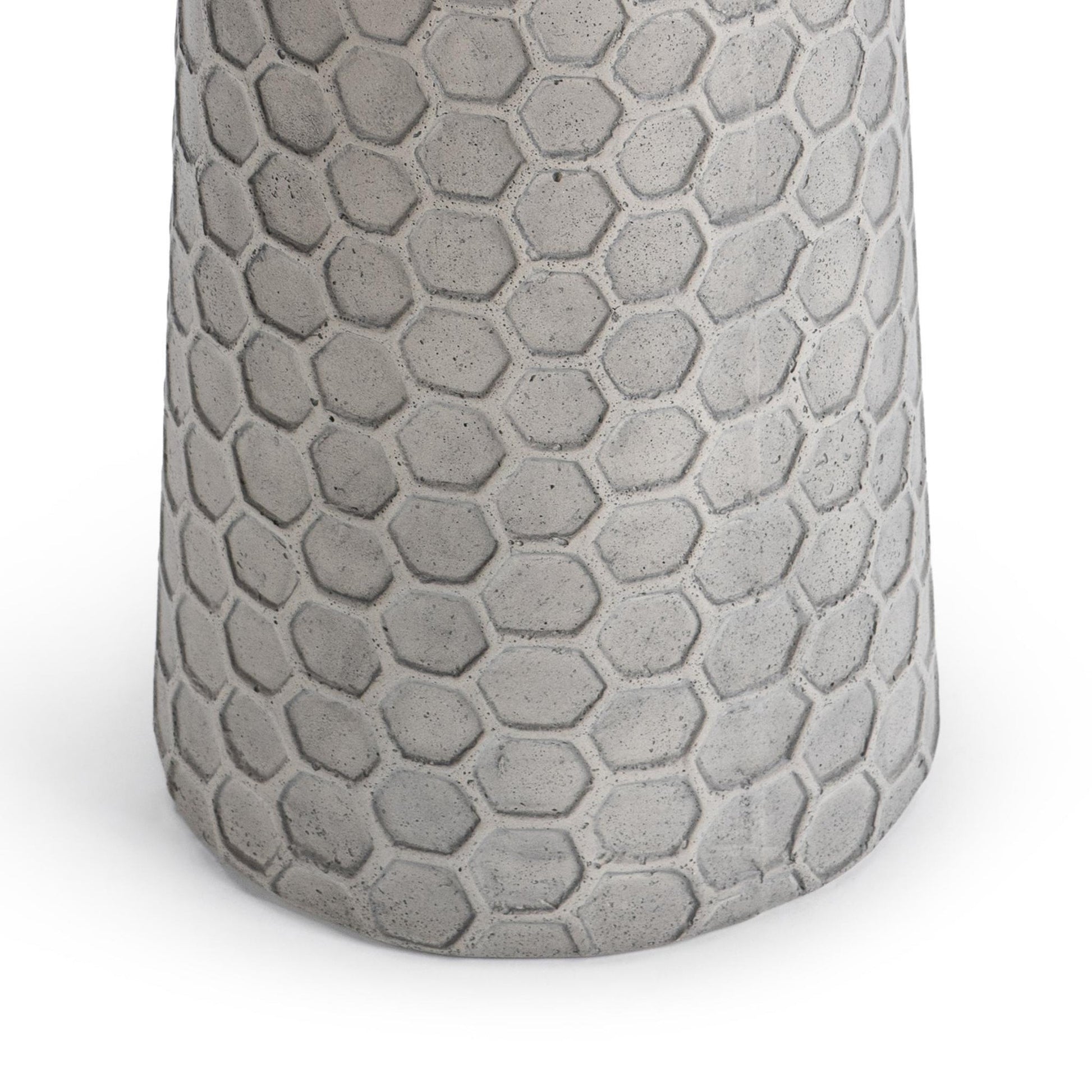 Light Gray Outdoor Accent & End Table Delaine Outdoor Accent Table Collection