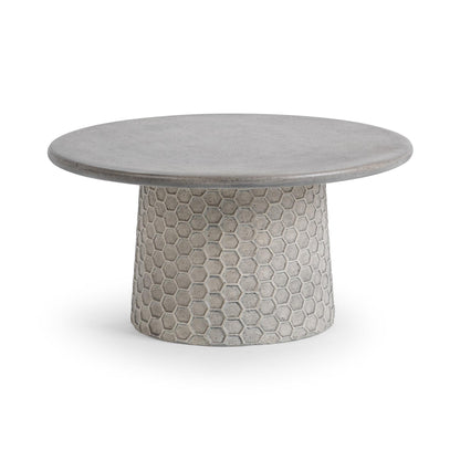Delaine Outdoor Coffee Table Light Gray