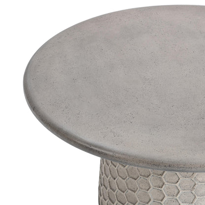 Delaine Outdoor Coffee Table Light Gray