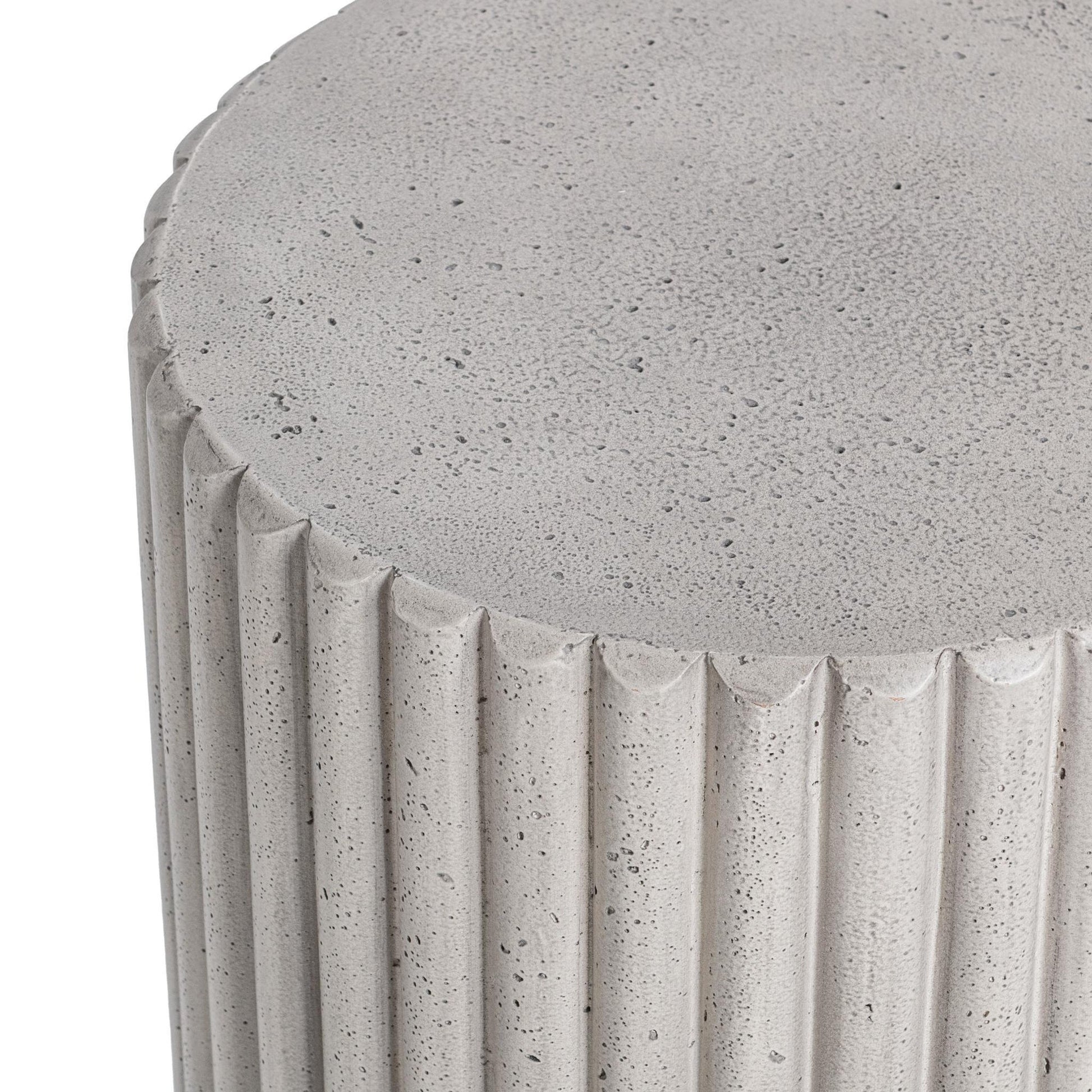 Light Gray Outdoor Accent & End Table Givens Outdoor Accent Table Collection