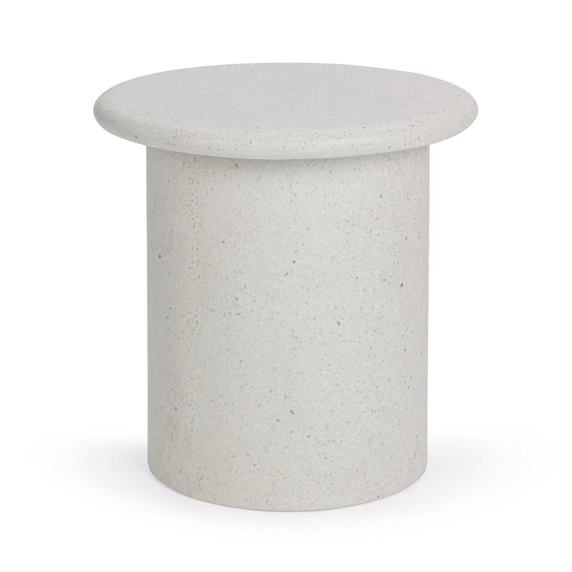 White Outdoor Accent & End Table Nysa Outdoor End Table Collection