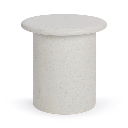 White Outdoor Accent & End Table Nysa Outdoor End Table Collection