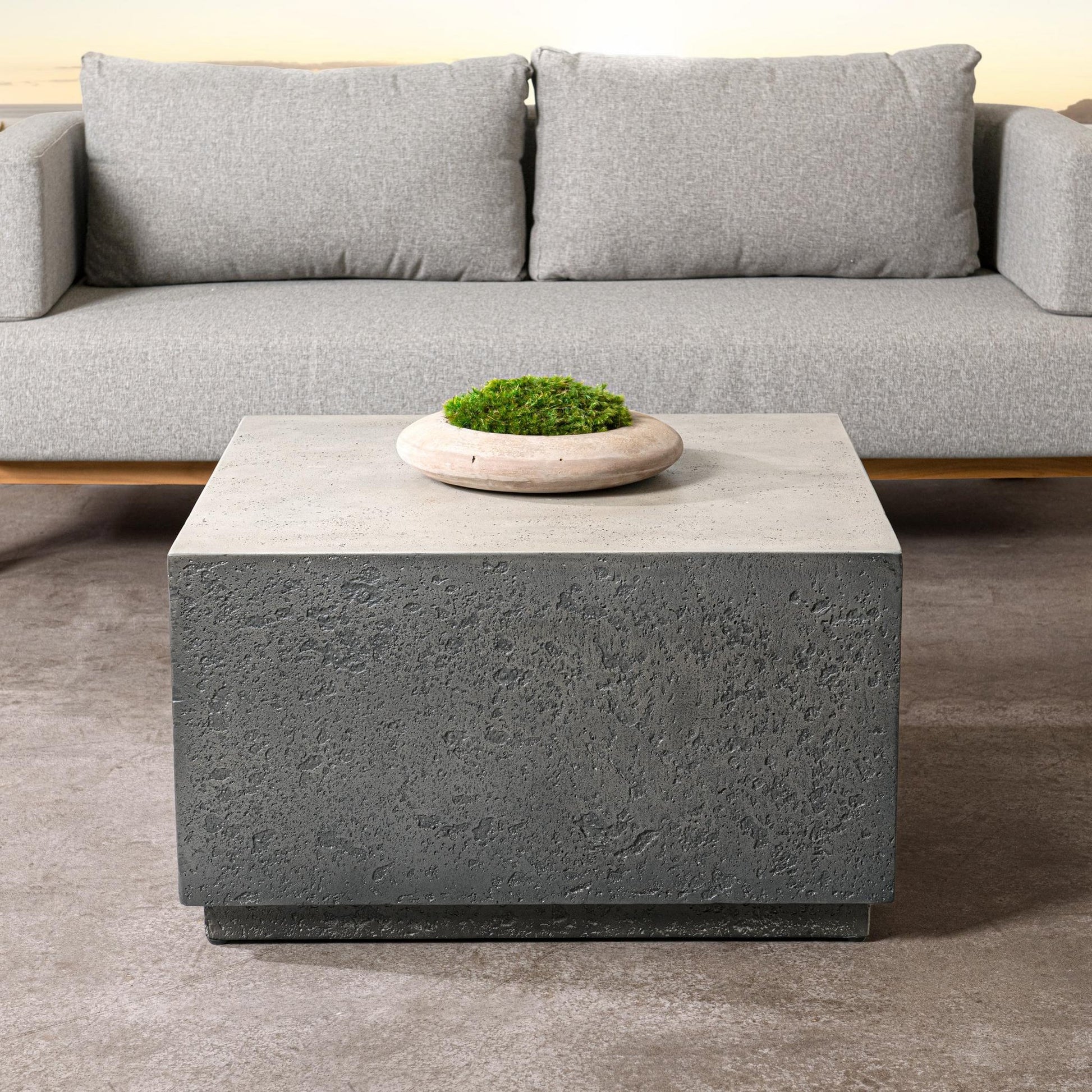 Marwin Outdoor Coffee Table Dark Gray