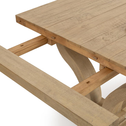 Julia Extendable Dining Table Soft Earth
