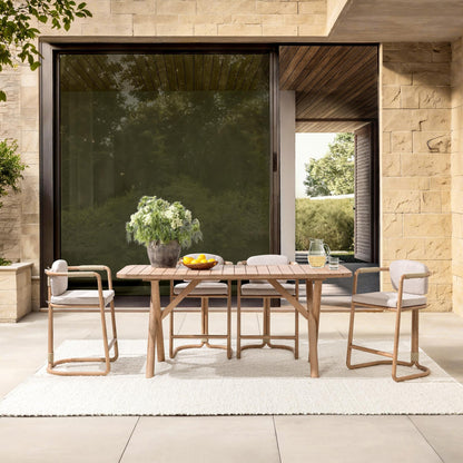Butterscotch Acacia Wood Outdoor Bar & Counter Table Dawson Outdoor Counter Table Collection