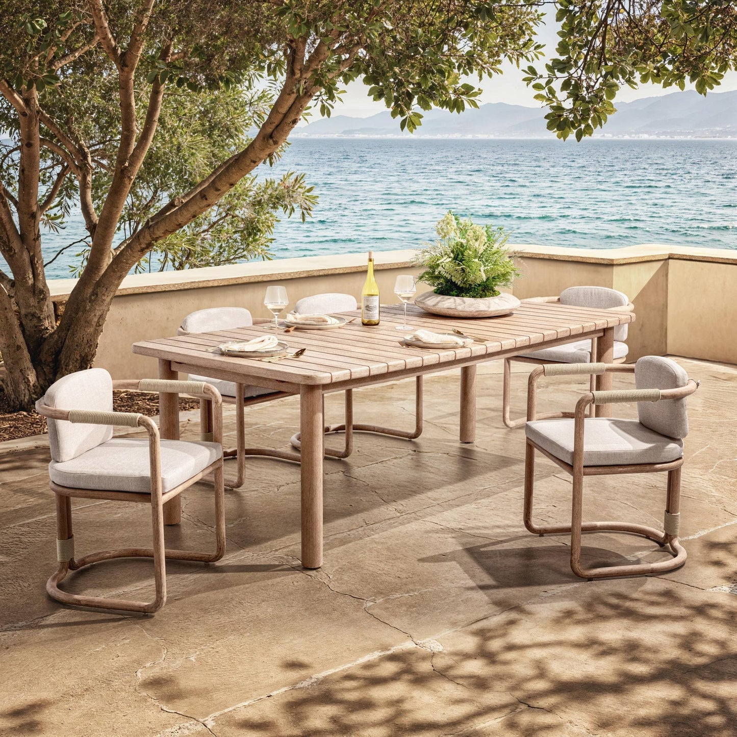 Butterscotch Acacia Wood Outdoor Dining Table Dawson Outdoor Extendable Dining Table Collection