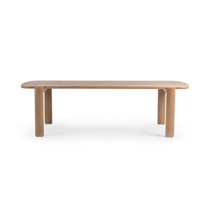 Butterscotch Acacia Wood Outdoor Dining Table Rocco Outdoor Dining Table Collection