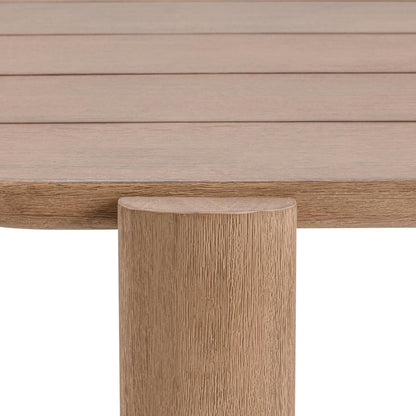 Butterscotch Acacia Wood Outdoor Dining Table Rocco Outdoor Dining Table Collection