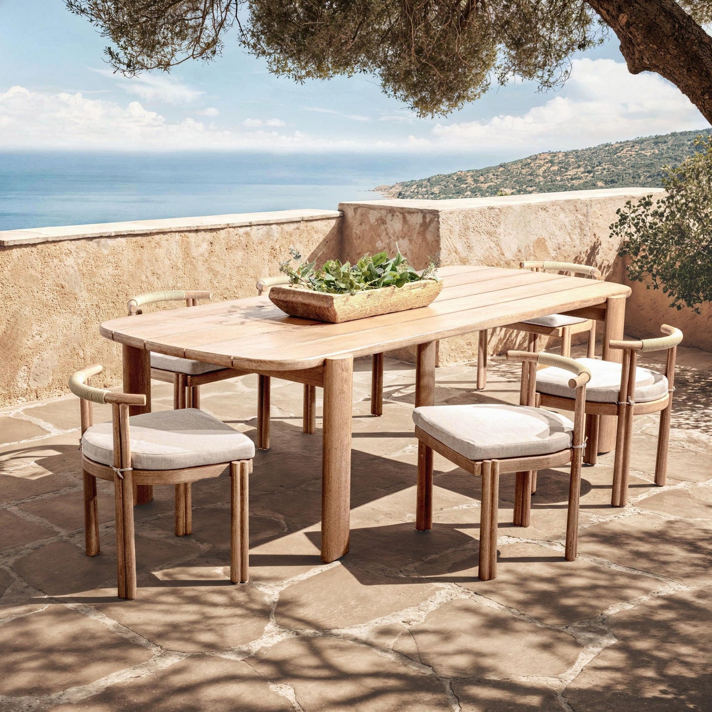 Rocco Outdoor Dining Table Butterscotch