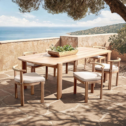 Rocco Outdoor Dining Table Butterscotch