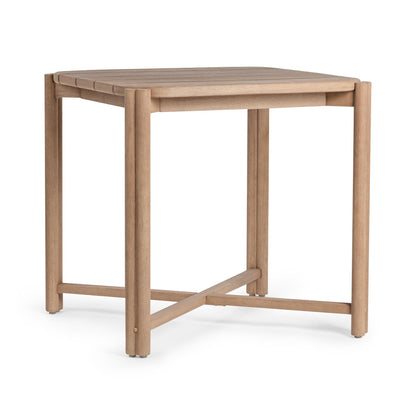 Butterscotch Eucalyptus Wood Outdoor Bar & Counter Table Oliver Outdoor Gathering Table Collection