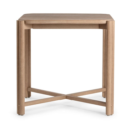 Butterscotch Eucalyptus Wood Outdoor Bar & Counter Table Oliver Outdoor Gathering Table Collection