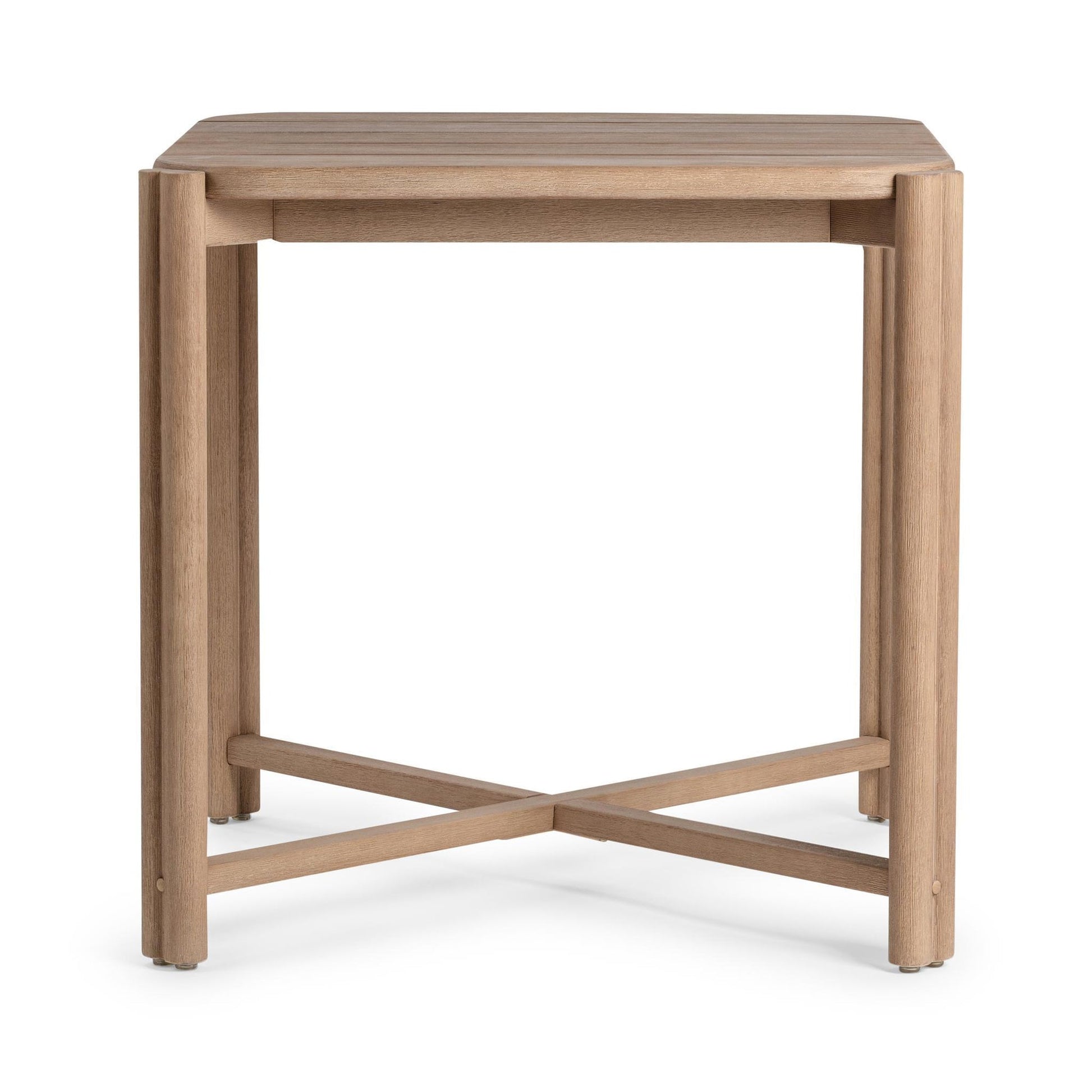 Butterscotch Eucalyptus Wood Outdoor Bar & Counter Table Oliver Outdoor Gathering Table Collection