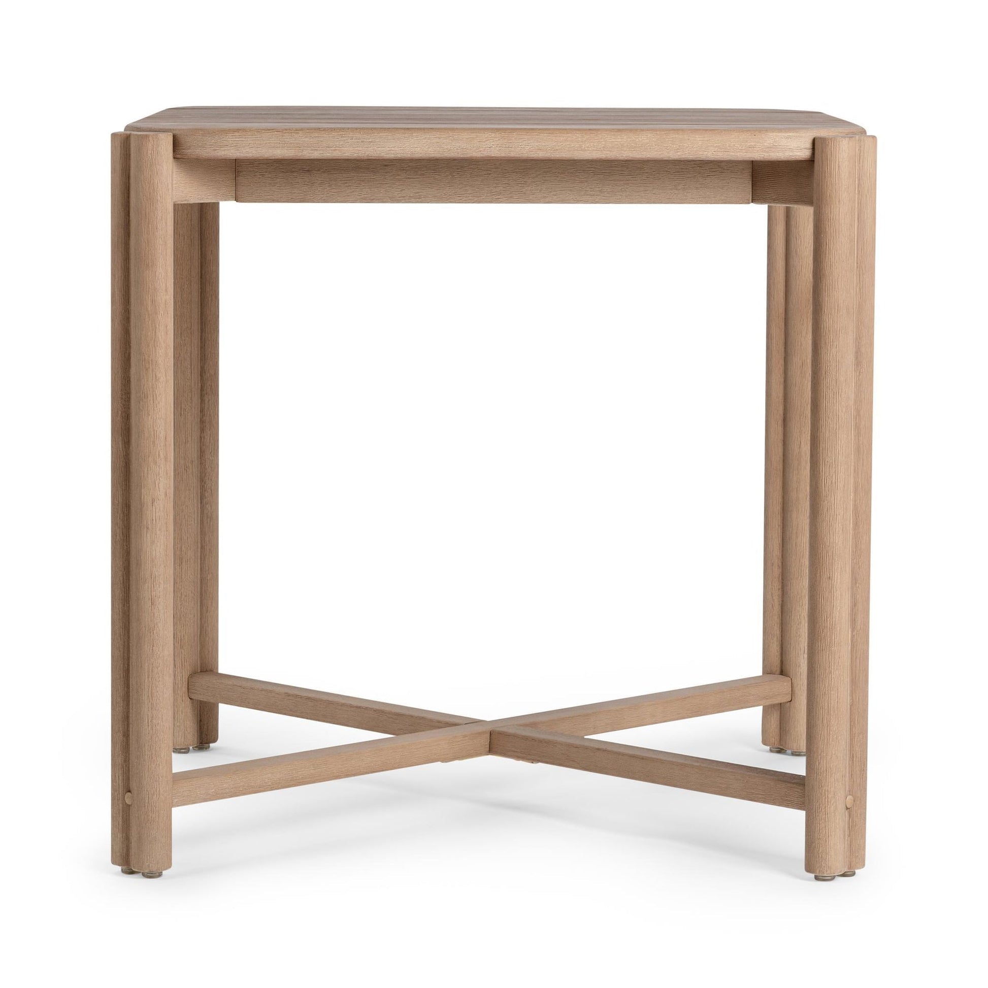 Butterscotch Eucalyptus Wood Outdoor Bar & Counter Table Oliver Outdoor Gathering Table Collection