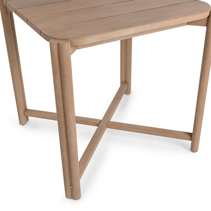 Butterscotch Eucalyptus Wood Outdoor Bar & Counter Table Oliver Outdoor Gathering Table Collection
