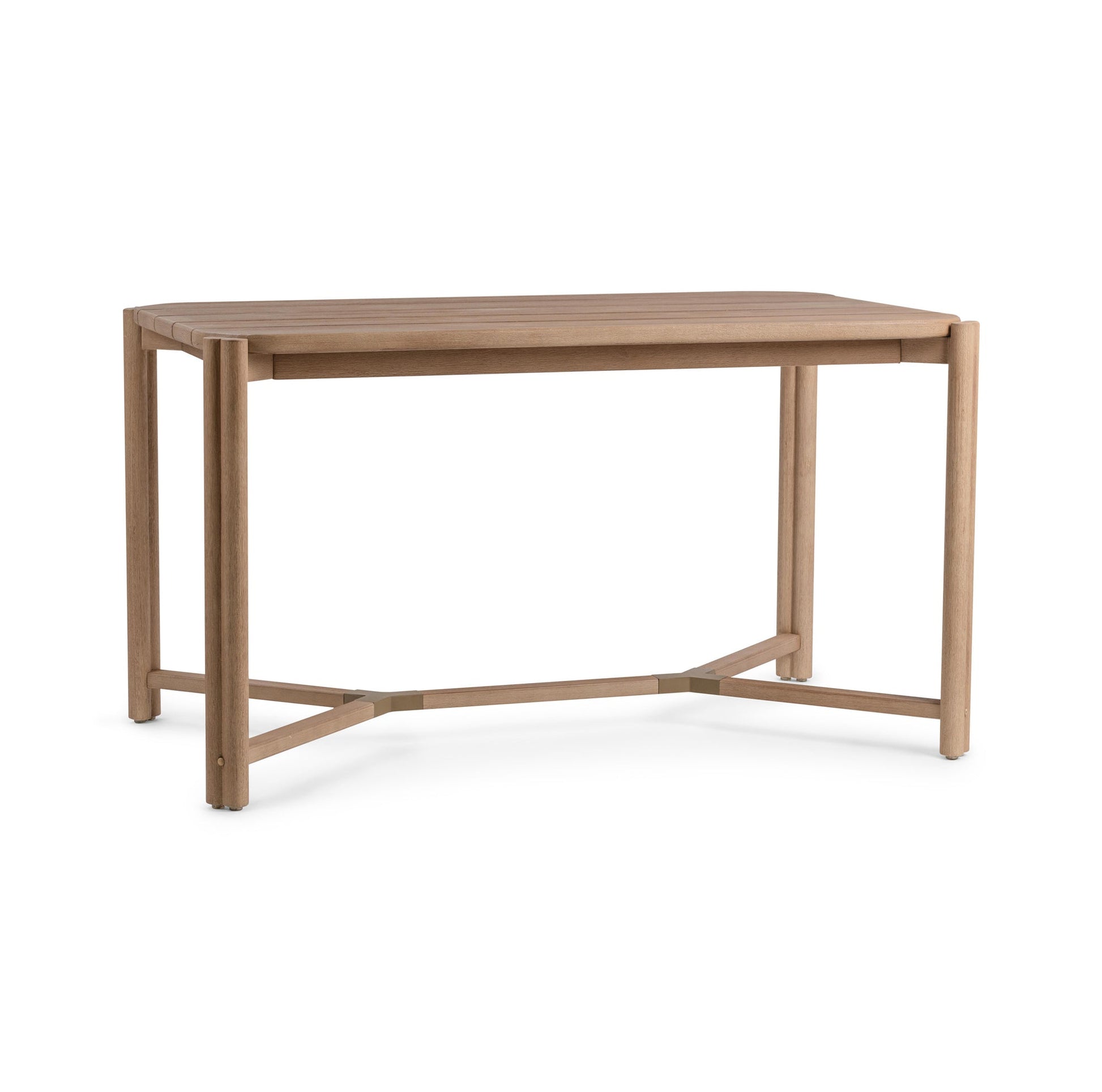Butterscotch Eucalyptus Wood Outdoor Bar & Counter Table Oliver Outdoor Counter Table Collection