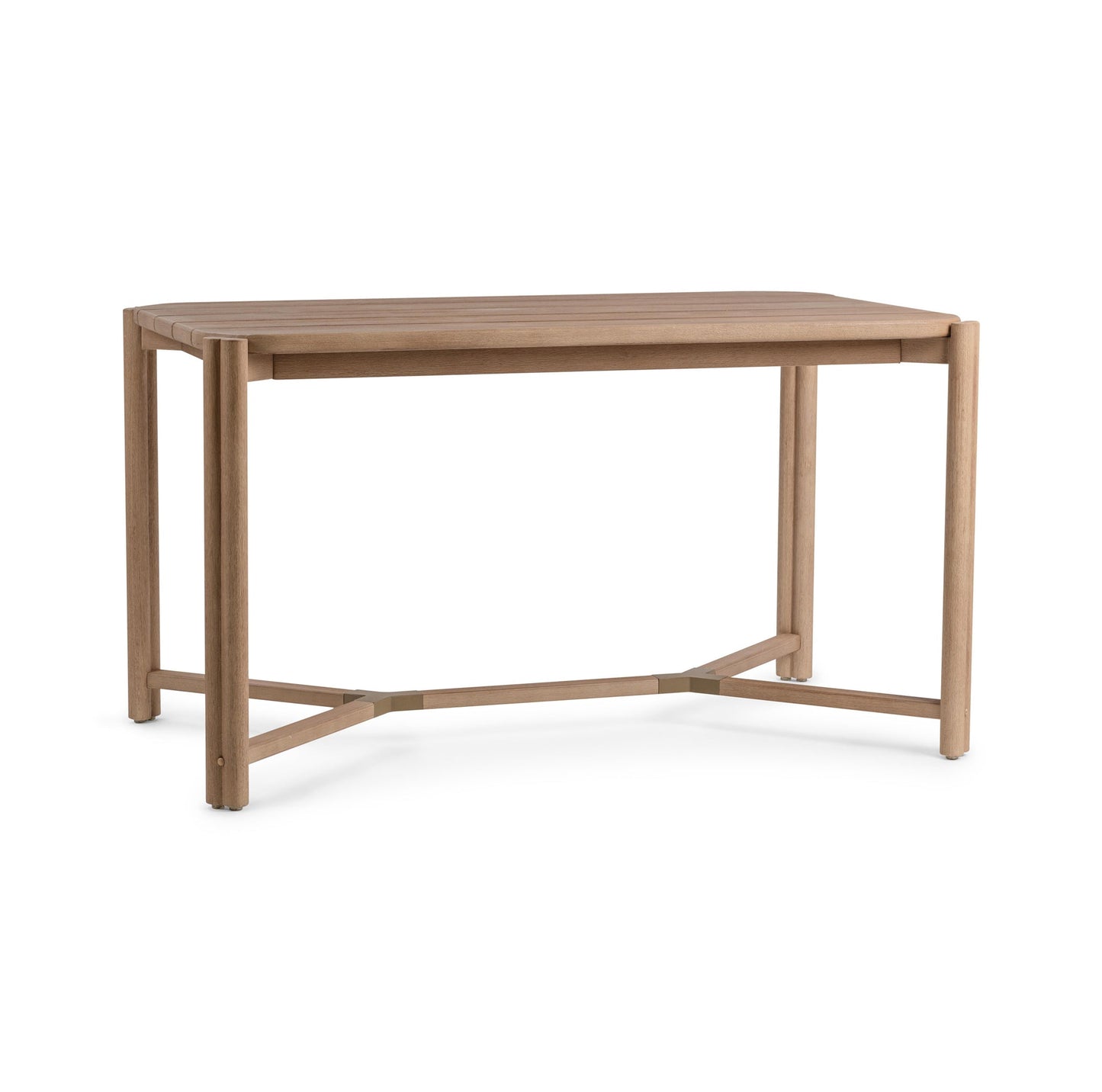 Butterscotch Eucalyptus Wood Outdoor Bar & Counter Table Oliver Outdoor Counter Table Collection