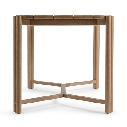 Butterscotch Eucalyptus Wood Outdoor Bar & Counter Table Oliver Outdoor Counter Table Collection