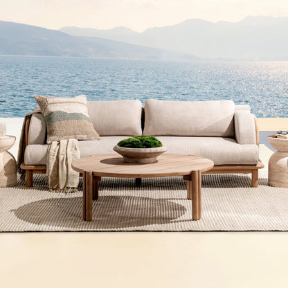 Butterscotch Eucalyptus Wood Outdoor Coffee Table Oliver Outdoor Coffee Table Collection