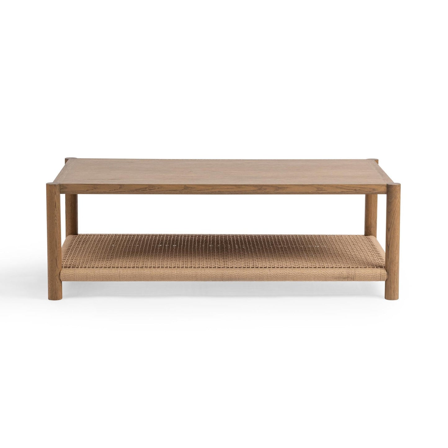 Imperial Brown Oak Veneer Coffee Table Jilian Coffee Table Collection