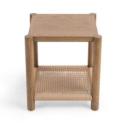 Imperial Brown Oak Veneer Accent & End Table Jilian End Table Collection