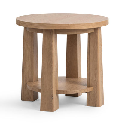 Amber Toast Oak Veneer Accent & End Table Kenzie End Table Collection