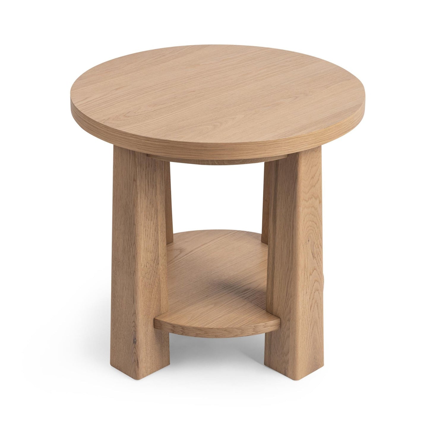 Amber Toast Oak Veneer Accent & End Table Kenzie End Table Collection