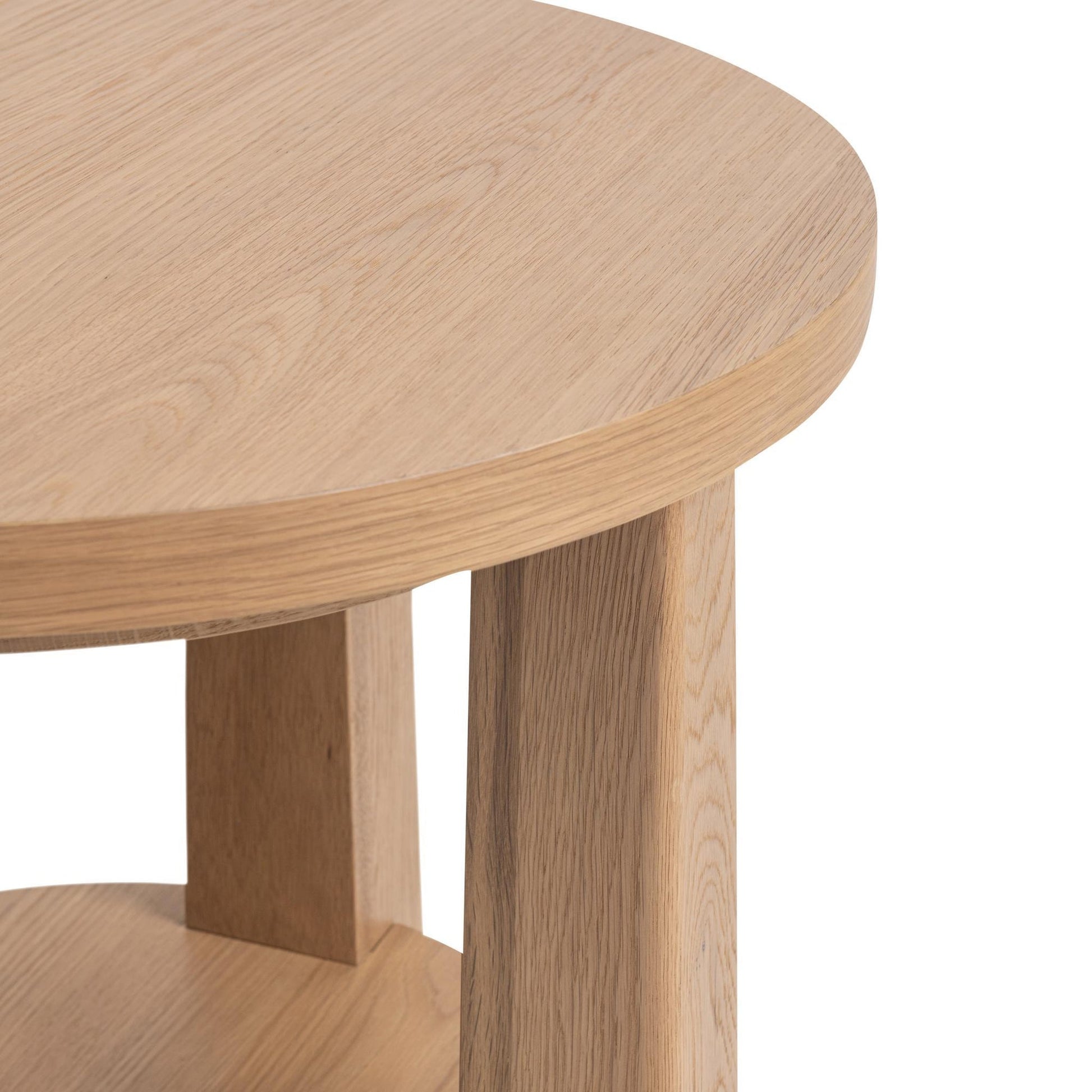 Amber Toast Oak Veneer Accent & End Table Kenzie End Table Collection